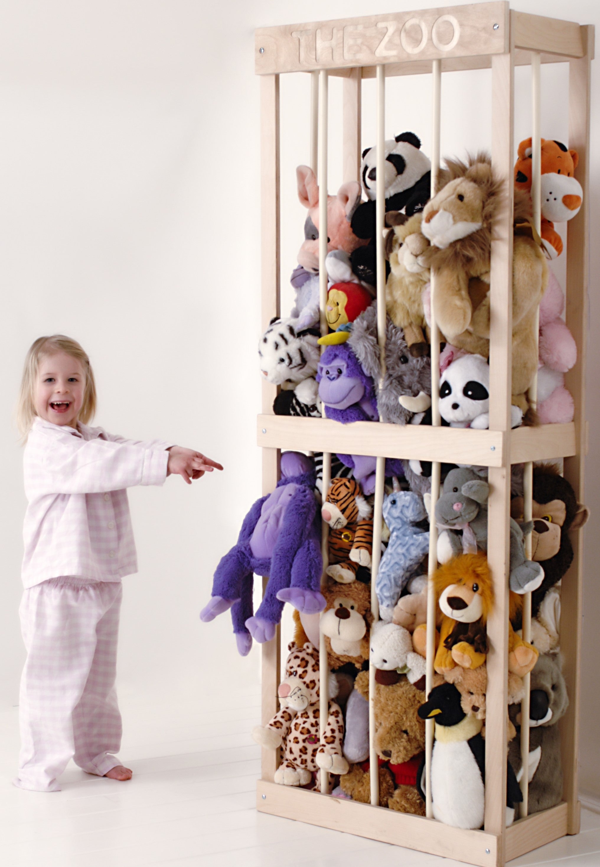 THE ZOO soft toy storage solution Little Zookeepers