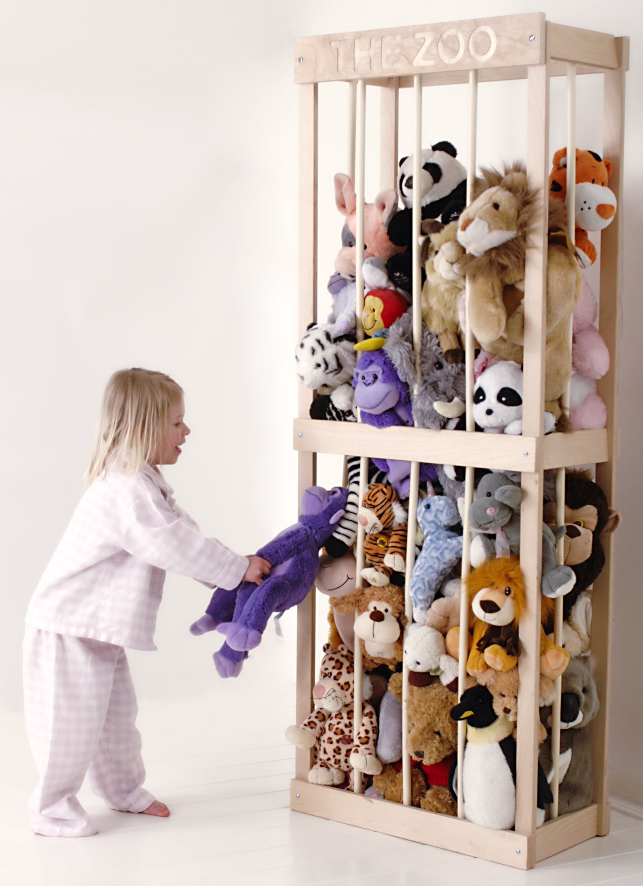 Stuffed animal zoo cage online